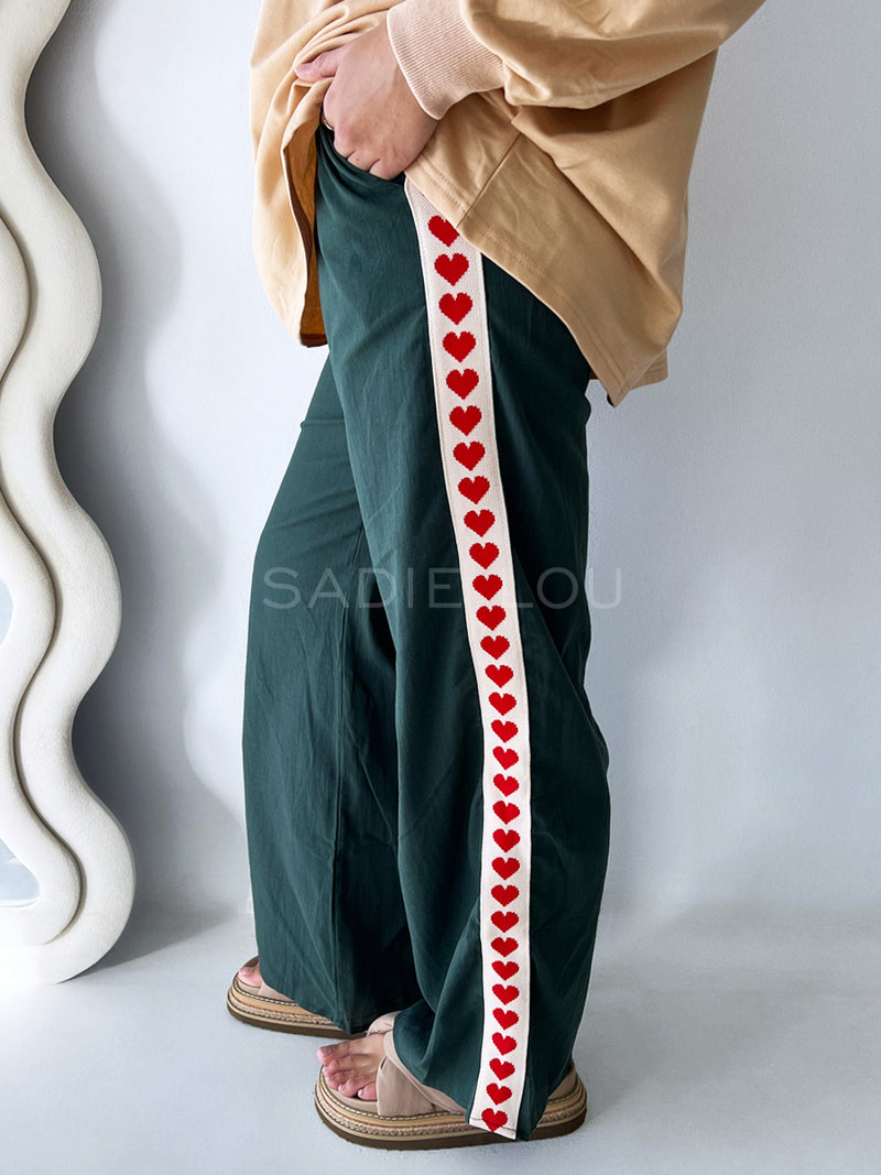 By Frankie / Racer Heart Pant - Forest