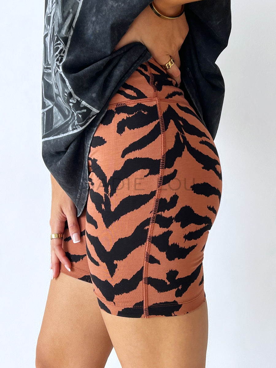Cartel & Willow / Tia Bike Short - Zebra