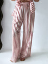 By Frankie / Blush Stripe Tube Pant Set