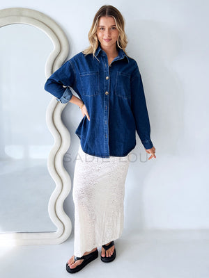 By Frankie / Wild Luck Jacket - Dark Denim
