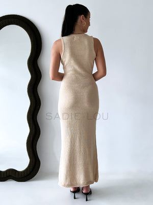 By Frankie / Coastal Knit Starfish Maxi