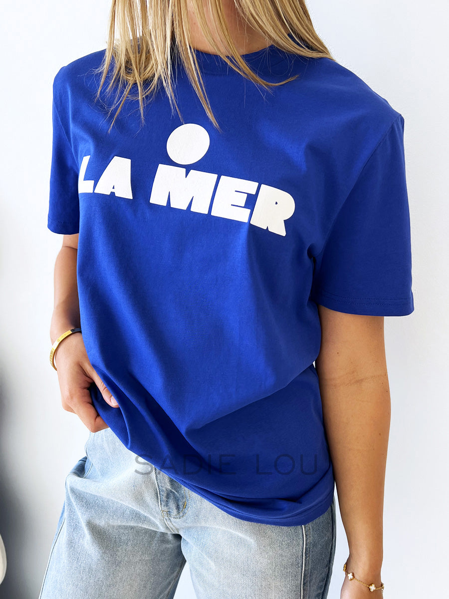 Little Palma / La Mer Tee - Blue