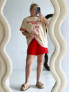 By Frankie / Stars Align Racer Short - Red