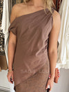 By Frankie / Rosie A-Line Top - Chocolate