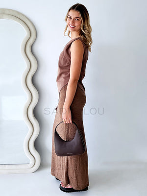 By Frankie / Rosie A-Line Top - Chocolate