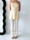 By Frankie / Naya Tube Top - Beige