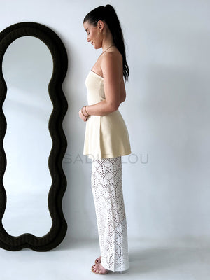 By Frankie / Naya Tube Top - Beige