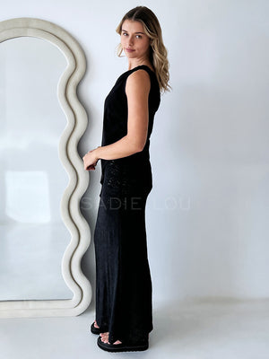 By Frankie / Rosie A-Line Top - Black