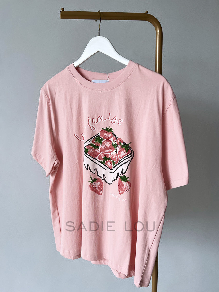 Cartel & Willow / Jeana Tee - Powder Pink
