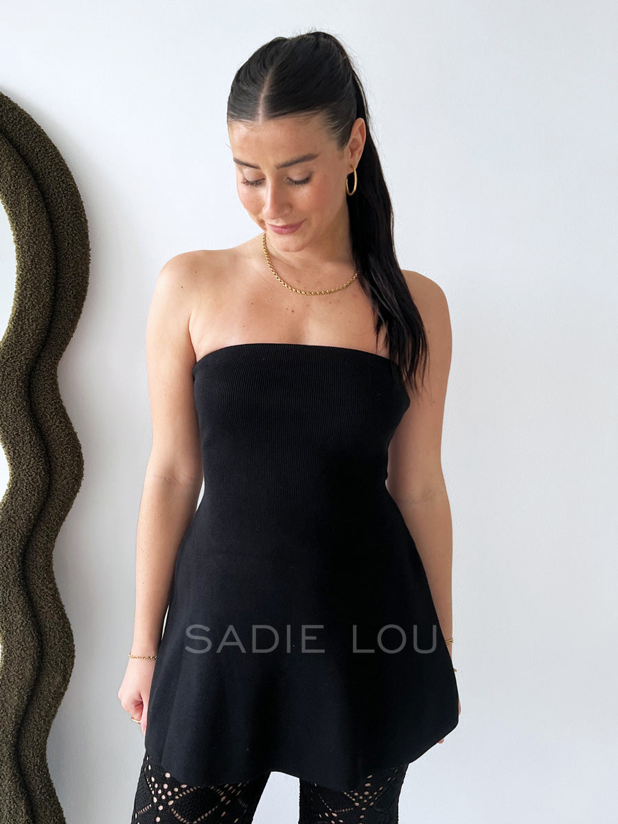 By Frankie / Naya Tube Top -Black