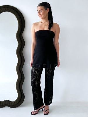 By Frankie / Hollie Knit Pant - Black