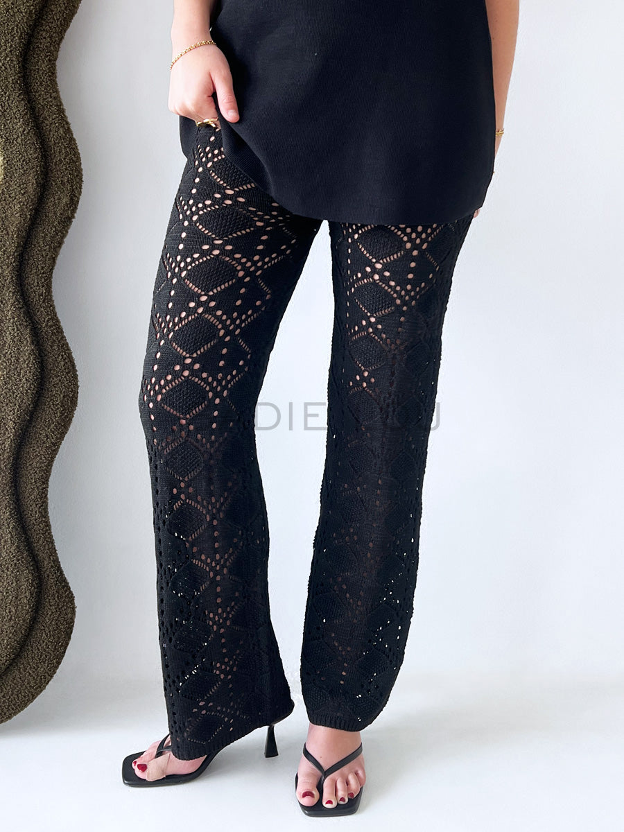 By Frankie / Hollie Knit Pant - Black