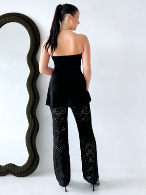 By Frankie / Hollie Knit Pant - Black
