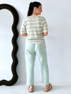 Little Lies / Luxe Linen Pant - Duck Egg