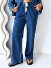 Varella Racer Pant - Dark Denim