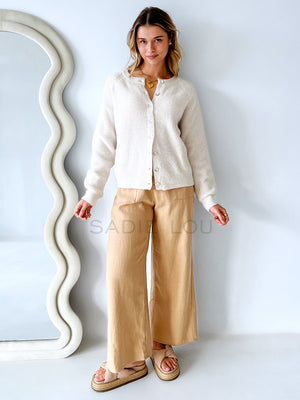 Little Lies / Olivia Cardigan - Beige