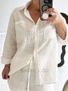 By Frankie / Kaela Short Set - White