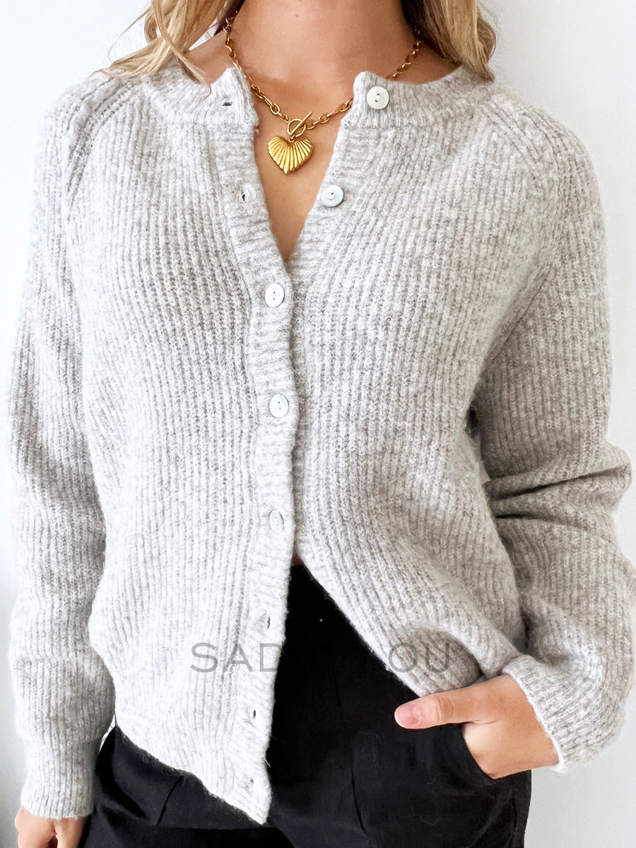 Little Lies / Olivia Cardigan - Grey
