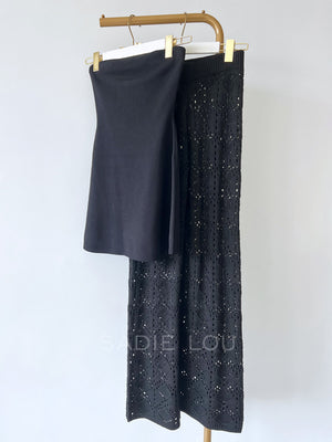 By Frankie / Naya Tube Top -Black