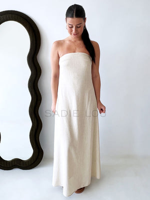 By Frankie / Tillie Maxi Dress - Oatmeal