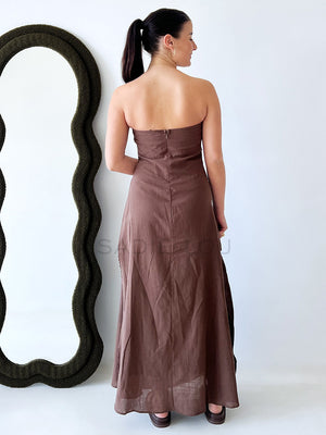 By Frankie / Tillie Maxi Dress - Choc