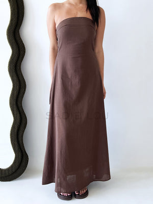 By Frankie / Tillie Maxi Dress - Choc