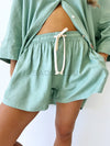 Cracker Day Club / Take it Easy Shorts - Mint