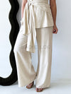 By Frankie / Romy Tube Tie Pant Set - Oatmeal
