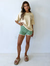 Juan & Me / Iconic Yardage Shorts - Green