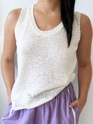 Near The Sea / Racer Pant - Lilac