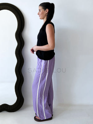 Near The Sea / Racer Pant - Lilac