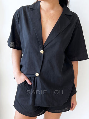By Frankie / Bonnie Short Set - Black