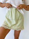 By Frankie / Lacey Skirt - Lime
