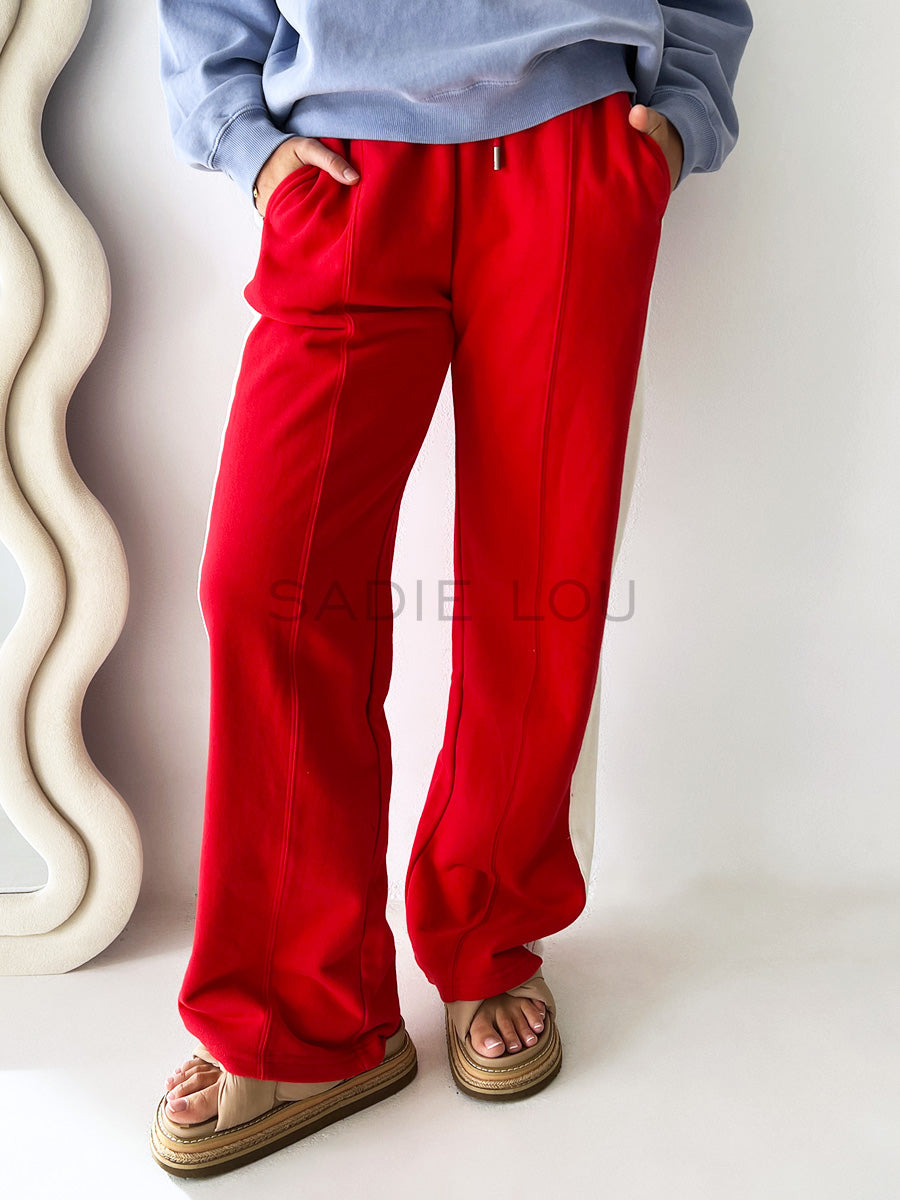 All About Eve / Archie Panel Pant - Scarlet