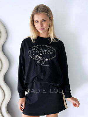By Frankie / Rodeo Track Skirt - Black