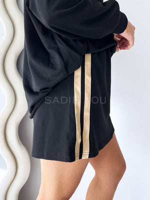 By Frankie / Rodeo Track Skirt - Black