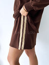 By Frankie / Rodeo Track Top - Chocolate