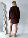 By Frankie / Rodeo Track Top - Chocolate