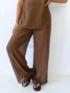 By Frankie / Demi Sheer Pant Set - Choc