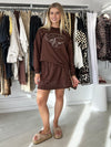 By Frankie / Rodeo Track Top - Chocolate