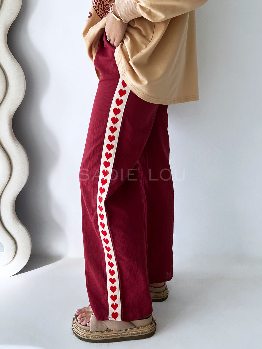 By Frankie / Racer Heart Pant - Shiraz