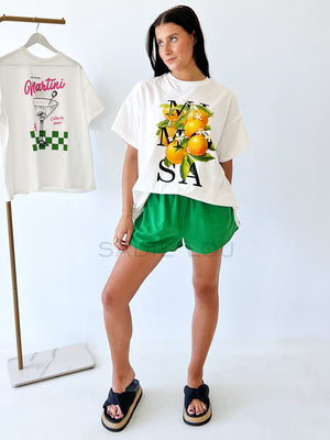By Frankie /  Racer Shorts - Green