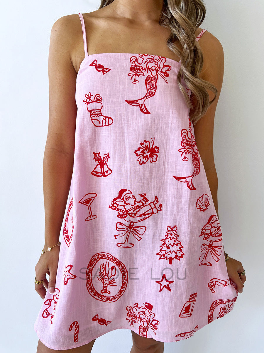 By Frankie / Hollie Mini Dress - Pink