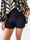 By Frankie / Nevaeh Leaf Print Blouse