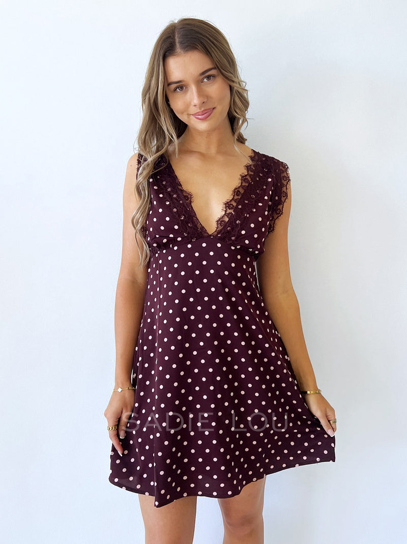 By Frankie / Savaya Polka Mini Dress
