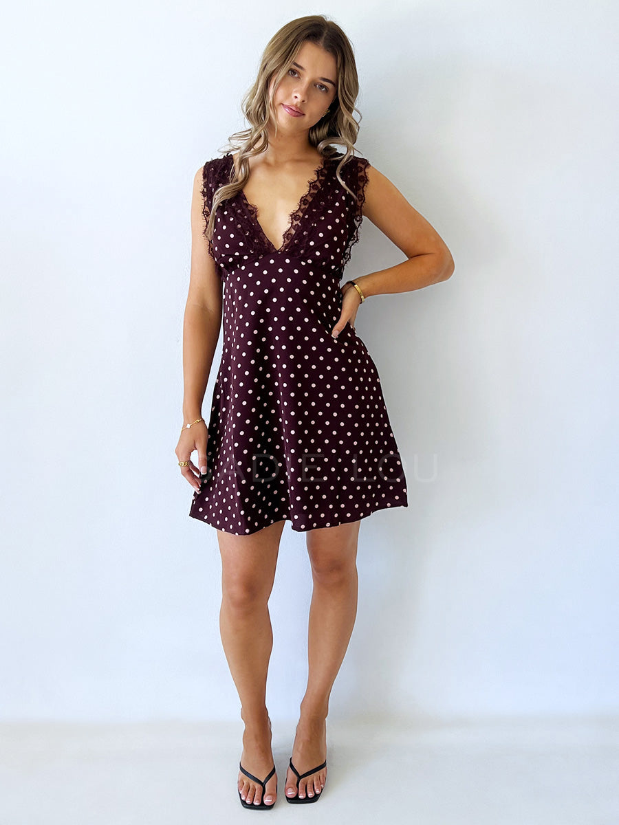 By Frankie / Savaya Polka Mini Dress