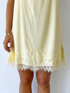 By Frankie / Sia Slip Dress - Lemon