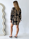 By Frankie / Nevaeh Leaf Print Blouse