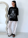 By Frankie / Star Gazer Lace Pants - White
