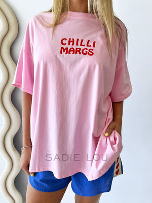By Frankie / Chilli Margs Tee - Pink